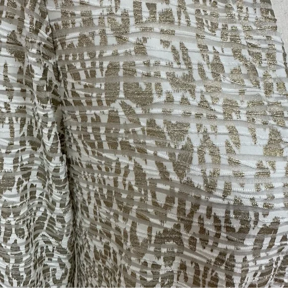 Traveler’s Collection By Chico’s Gold Animal Print Cardigan - Picture 7 of 8